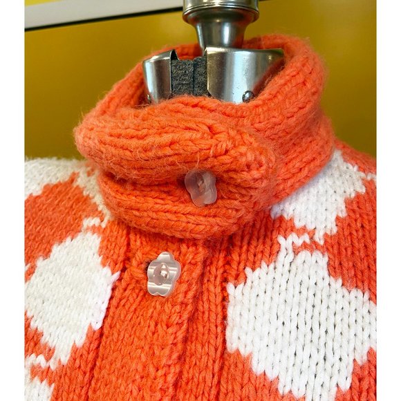 Vintage 1960/70s Handmade Long Sweater with Matching Beanie - Picture 4 of 10